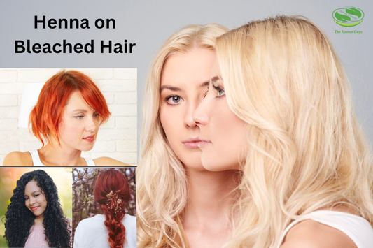 Henna on Bleached Hair