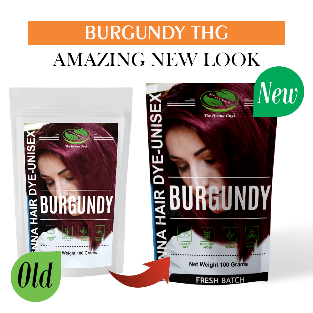Burgundy Henna Hair Dye