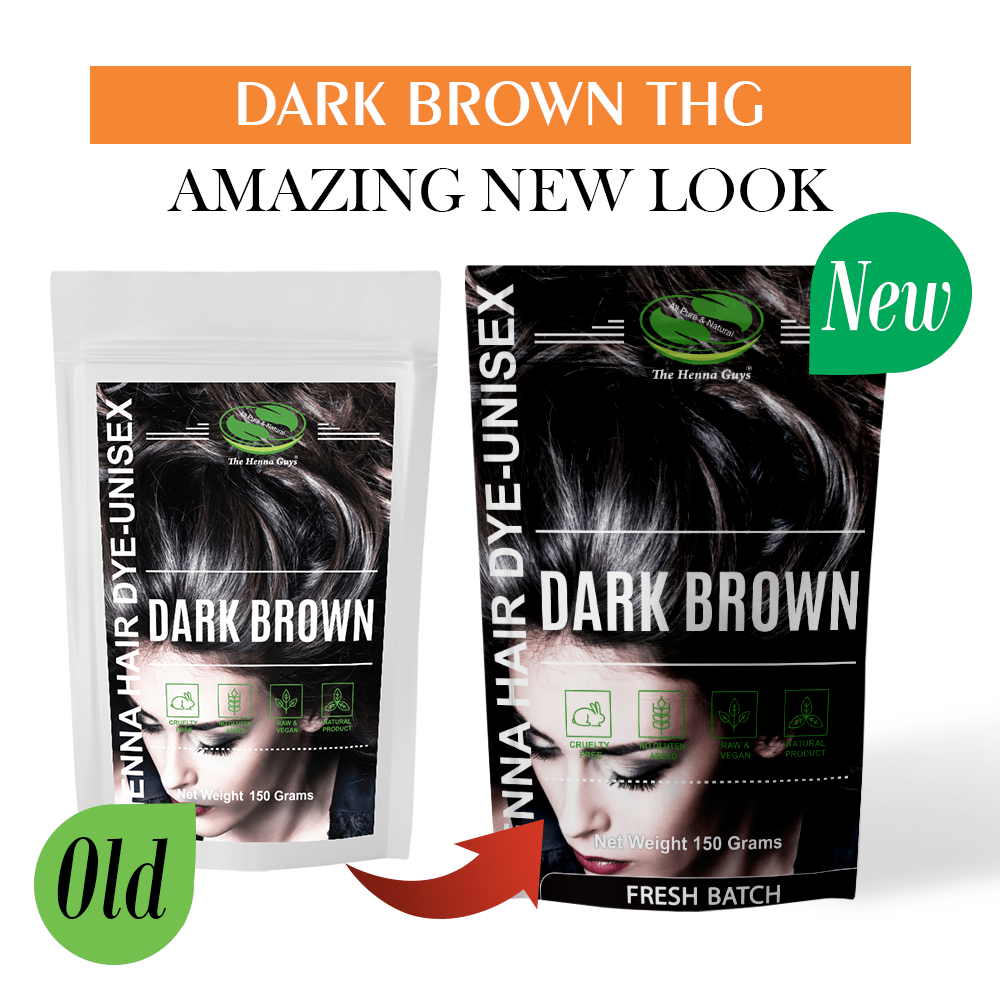 Dark Brown Henna Hair Dye