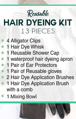 Hair Dyeing Kit - 13 Pieces Reusable