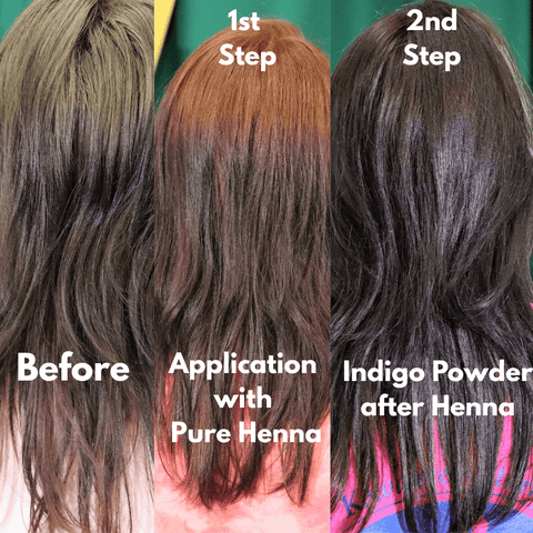 Jet Black Henna Hair Dye