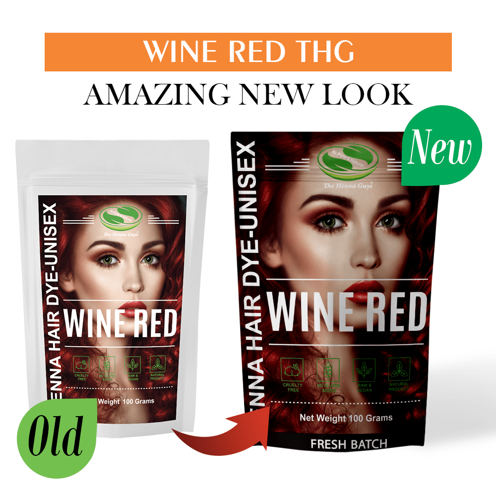 Wine Red Henna Hair Dye