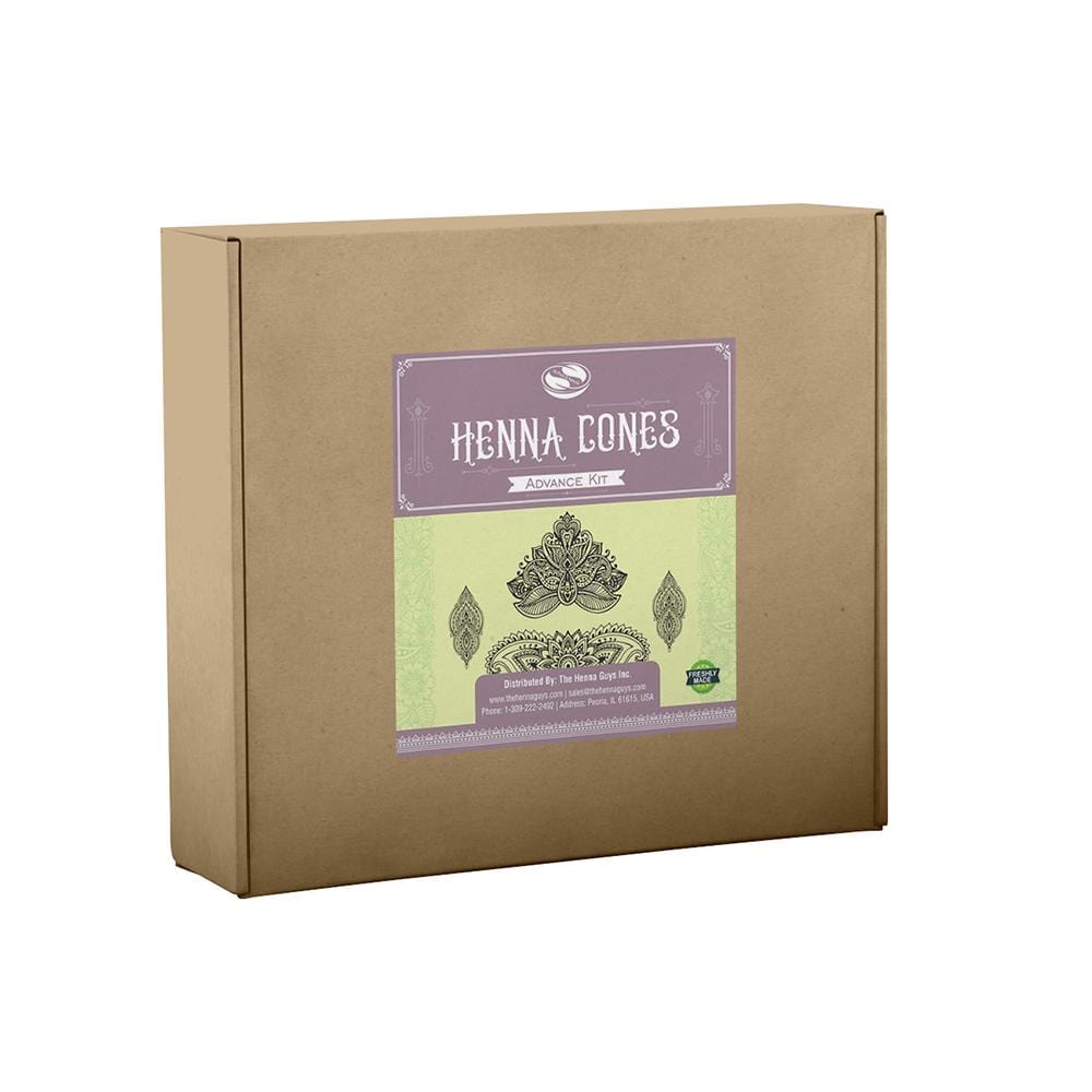 Henna Cones Advanced Kit - Organic Henna Cones - Natural Henna
