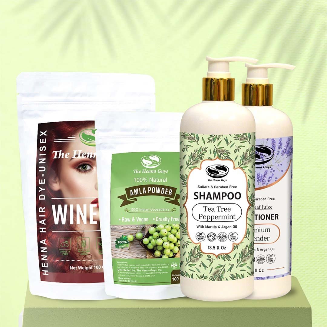 Henna Hair Dye 4 Pc Bundle