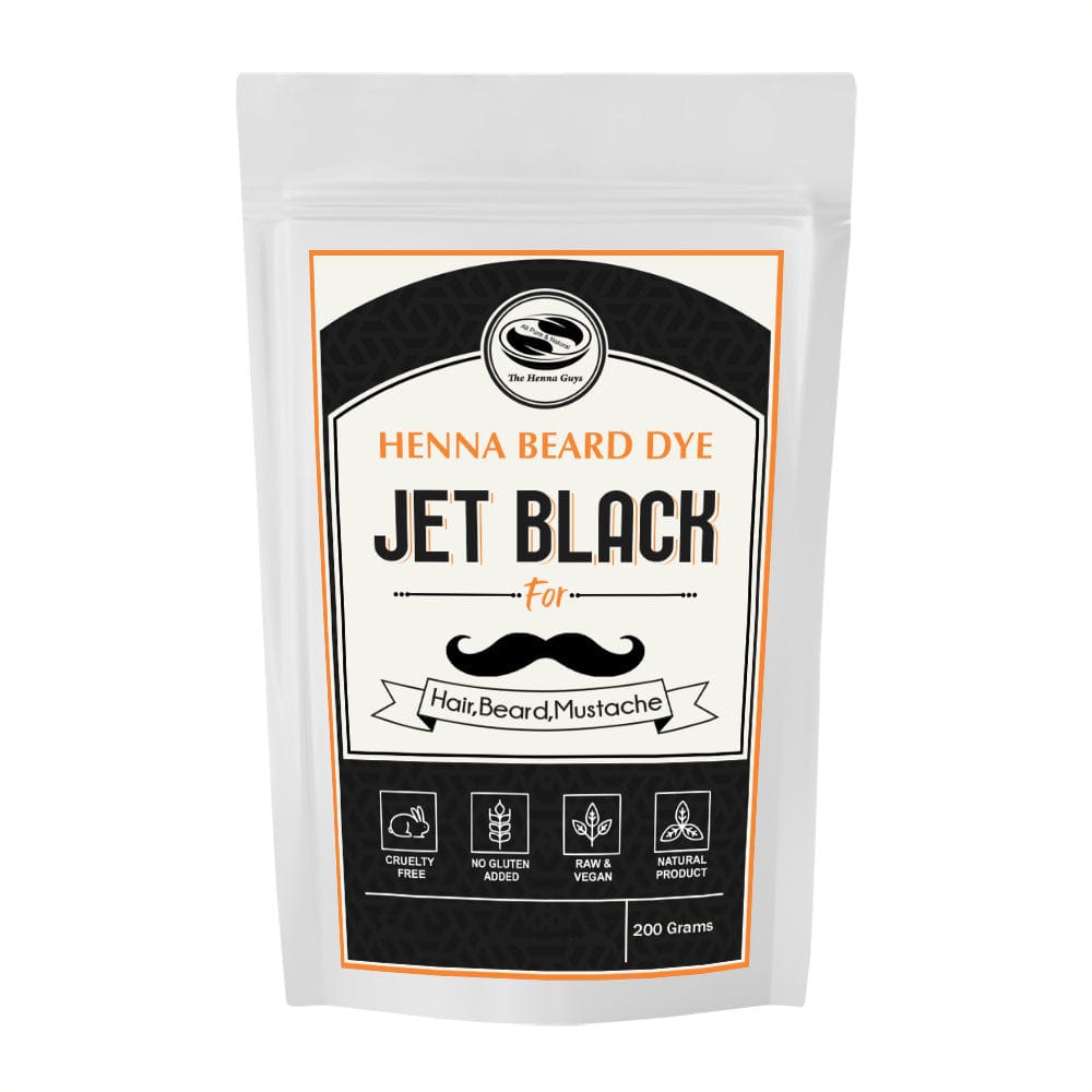Jet Black Henna Beard Dye