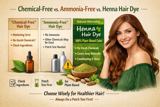 Chemical-Free Hair Dye vs Ammonia-Free: What’s the Difference?