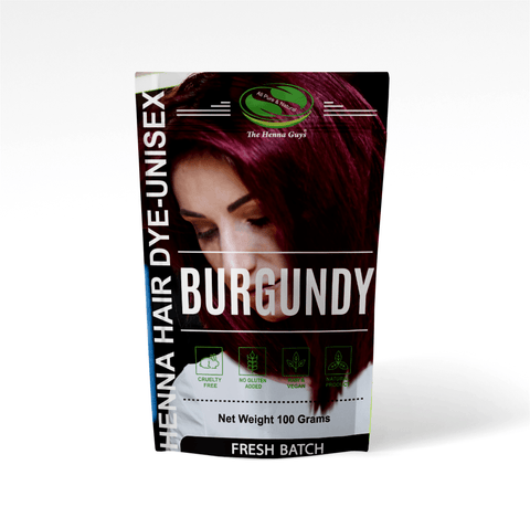 Burgundy Henna Hair Dye