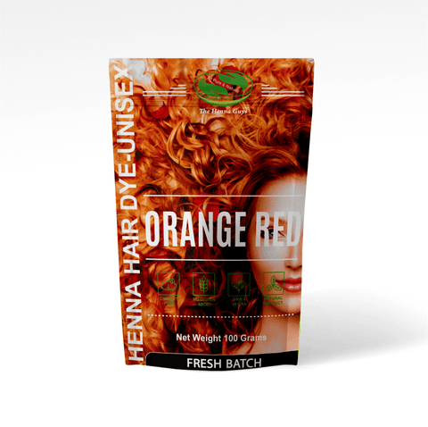 Orange Red Henna Hair Dye