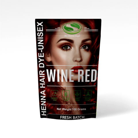 Wine Red Henna Hair Dye