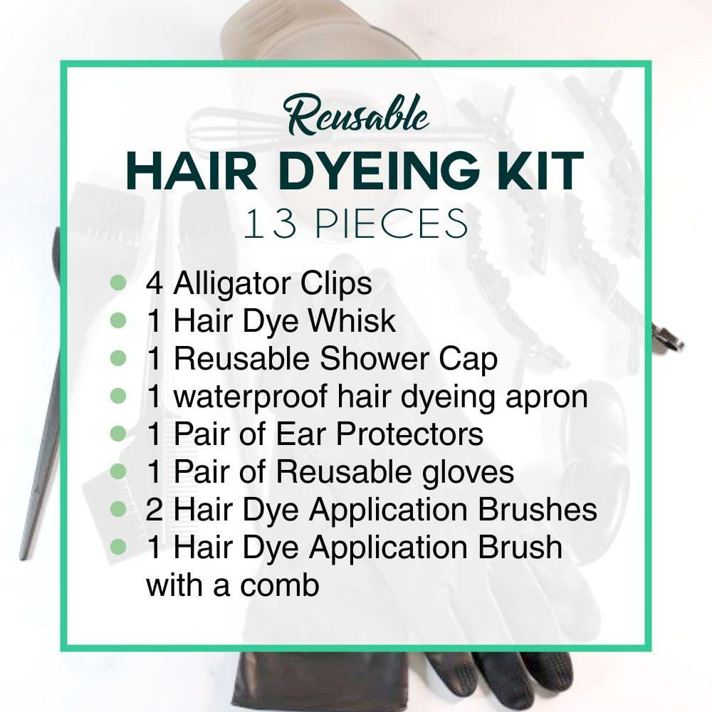 13 Pieces Hair Dyeing Kit - Reusable