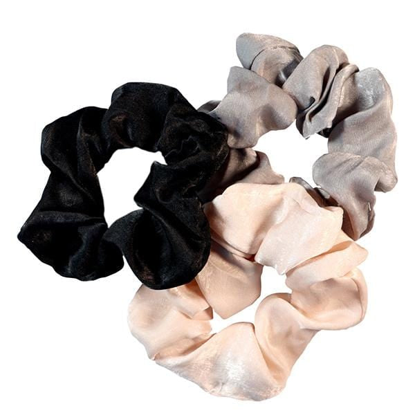 Satin Silk Hair Scrunchies ties - Set of 3