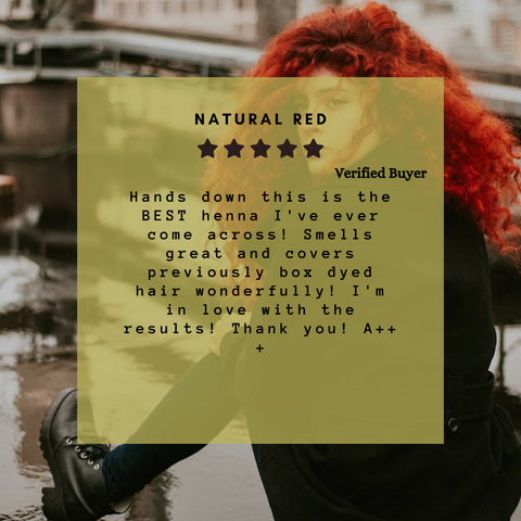 Natural Red Henna Hair Dye