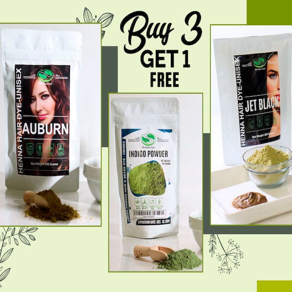 aurbun henna. indigo henna. jet black henna hair dye

