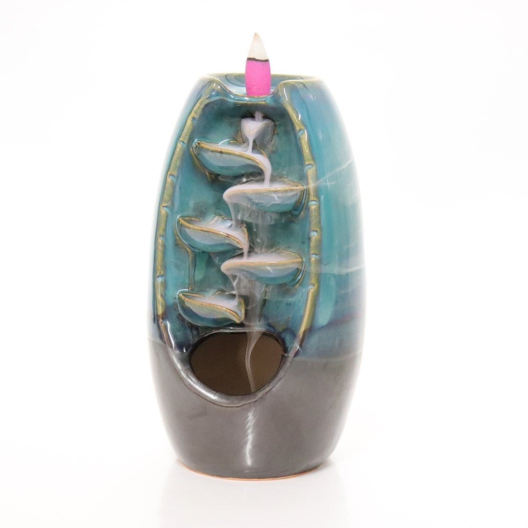 Ceramic Backflow Waterfall Incense Burner