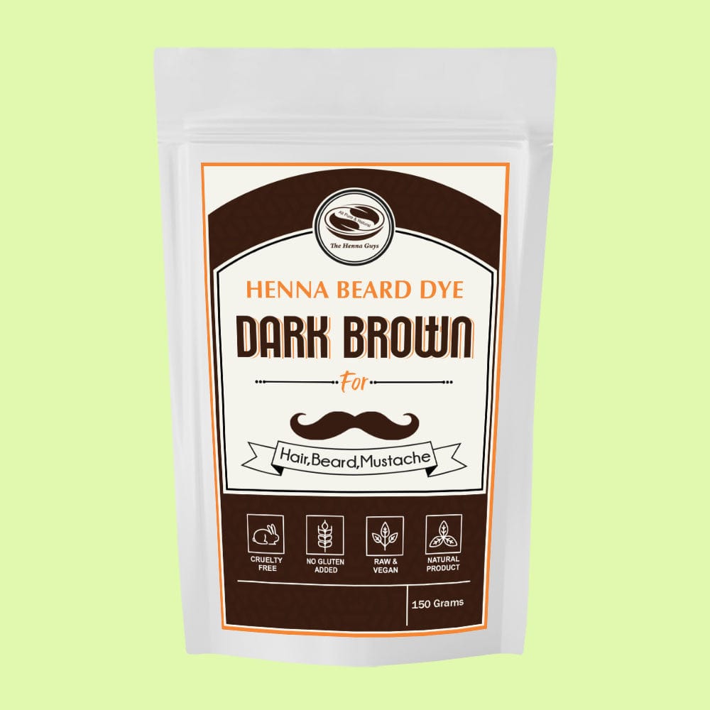 Dark Brown Henna Beard Dye