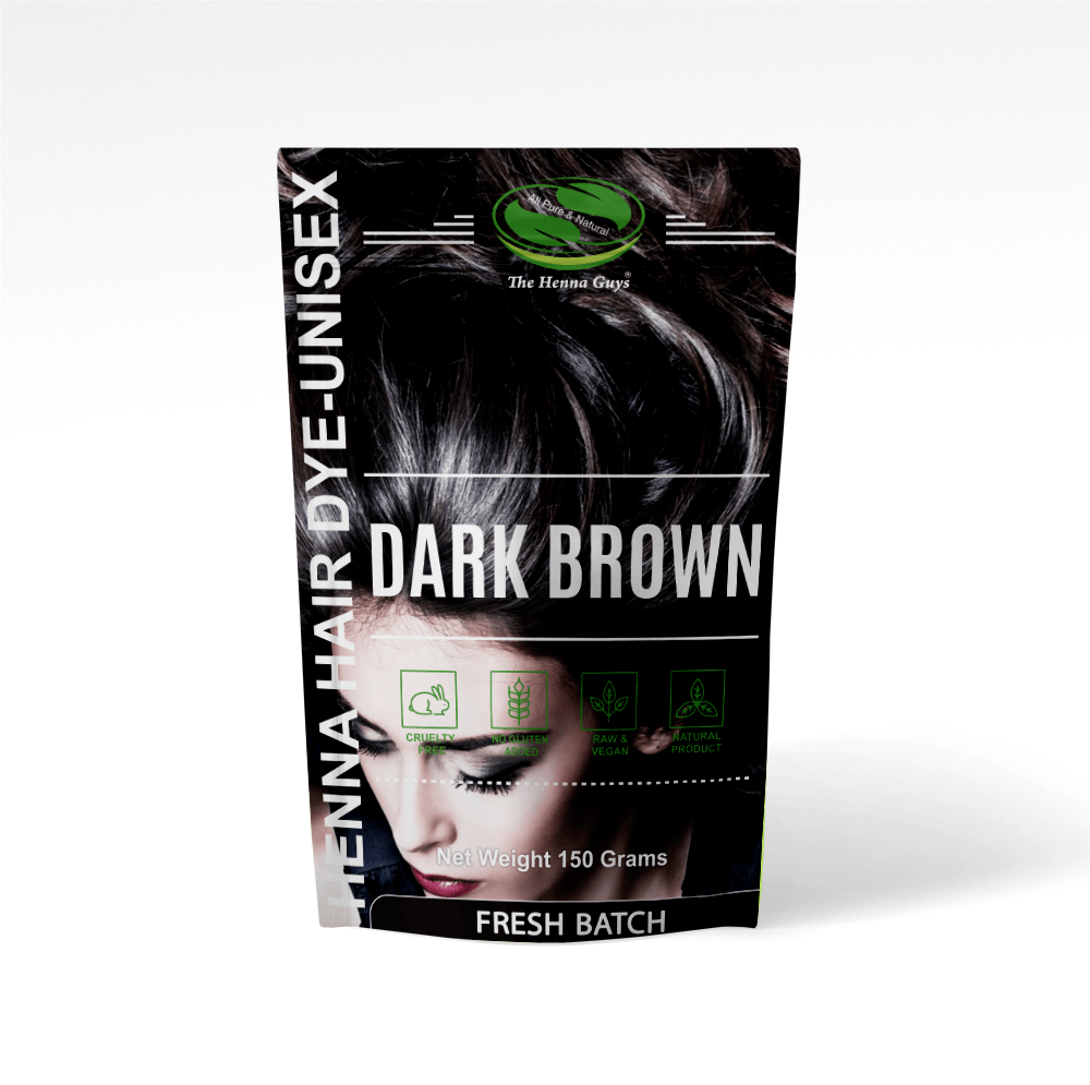 Dark Brown Henna Hair Dye