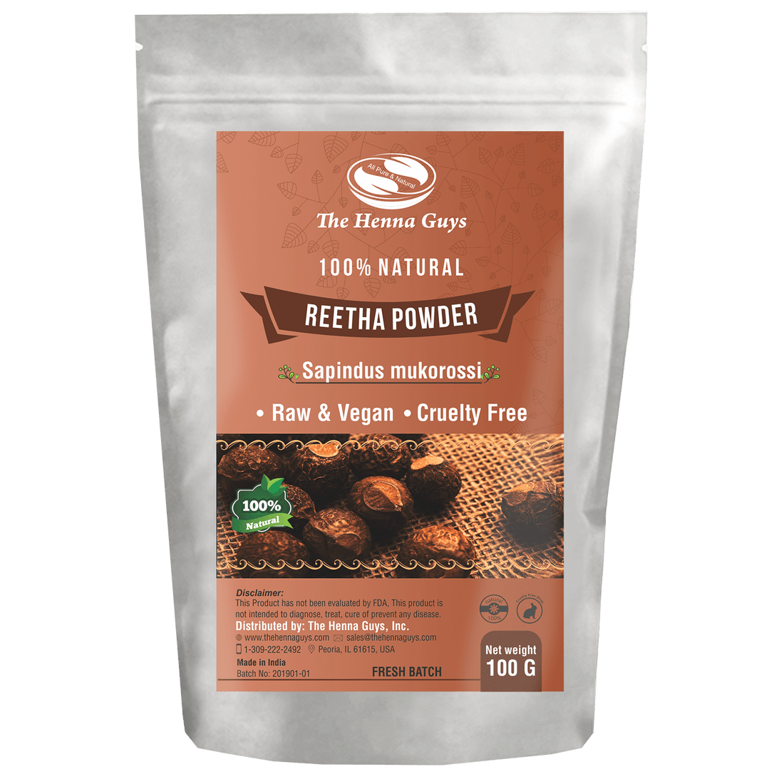 Hair Loss Remedy & AntiDandruff Fenugreek Powder & Reetha Powder