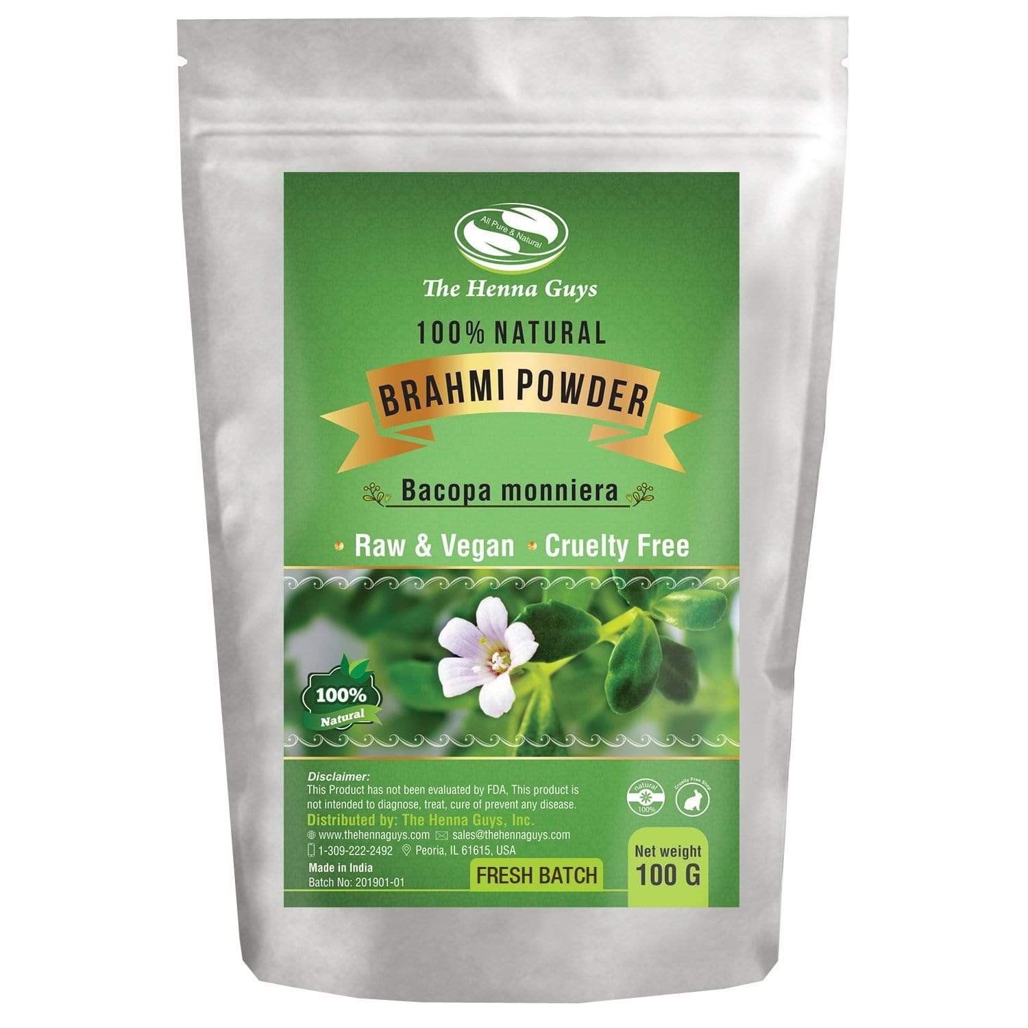  Brahmi  Powder for hair