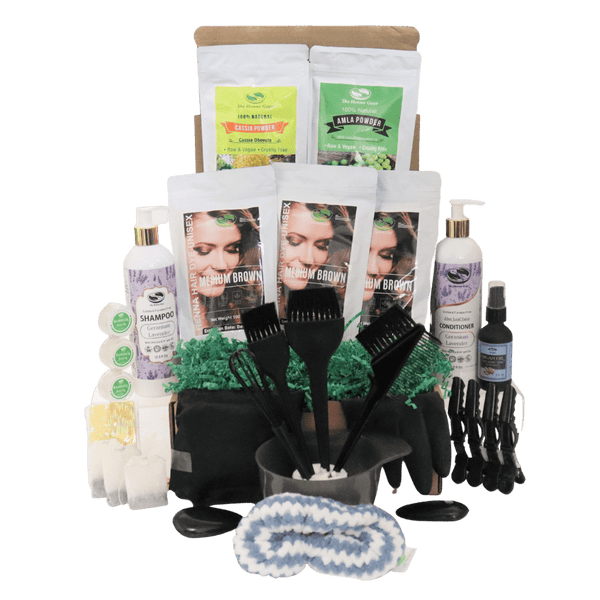 Henna Dye Advanced Kit - Home Hair Coloring Kit – The Henna Guys Henna Dye Advanced Kit - Home Hair Coloring Kit – The Henna Guys