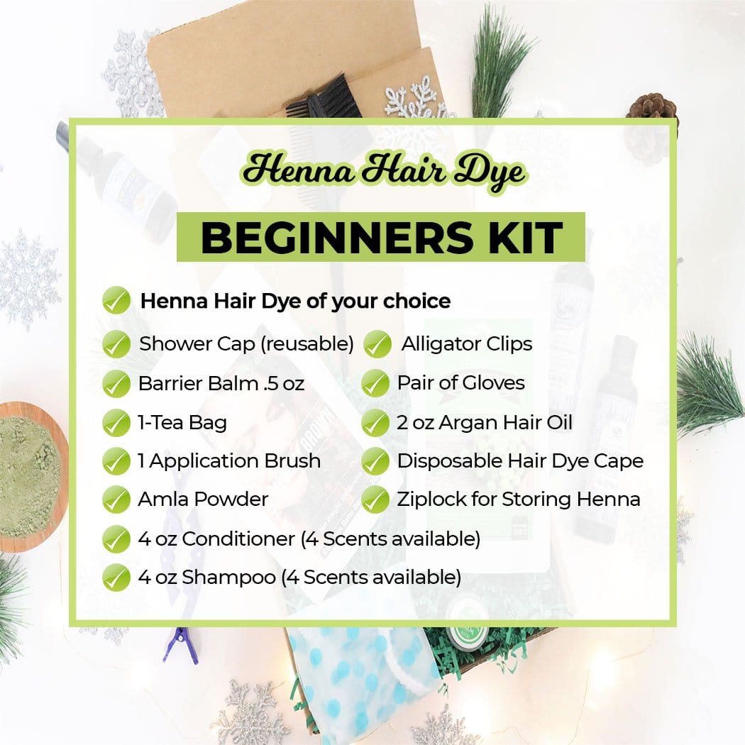 Henna Hair Dye - Beginners Kit
