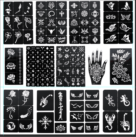 Henna Stencil Kit - Reusable & Perfect for All Occasions