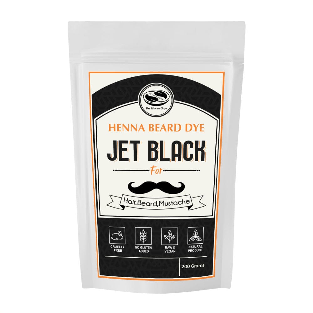 Jet Black Henna Beard Dye