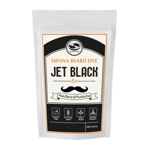 Jet Black Henna Beard Dye