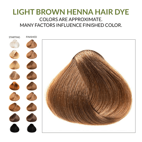 Light Brown Henna Hair Dye