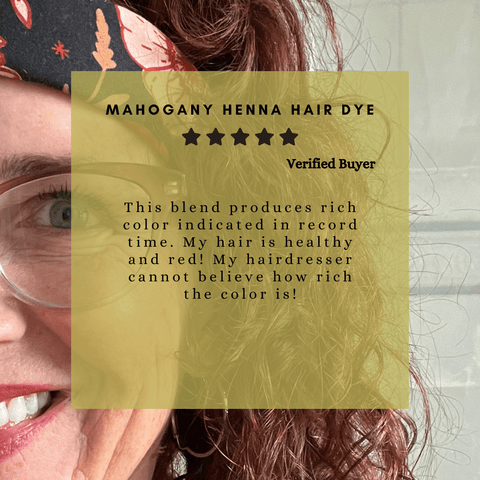 Mahogany Henna Hair Dye