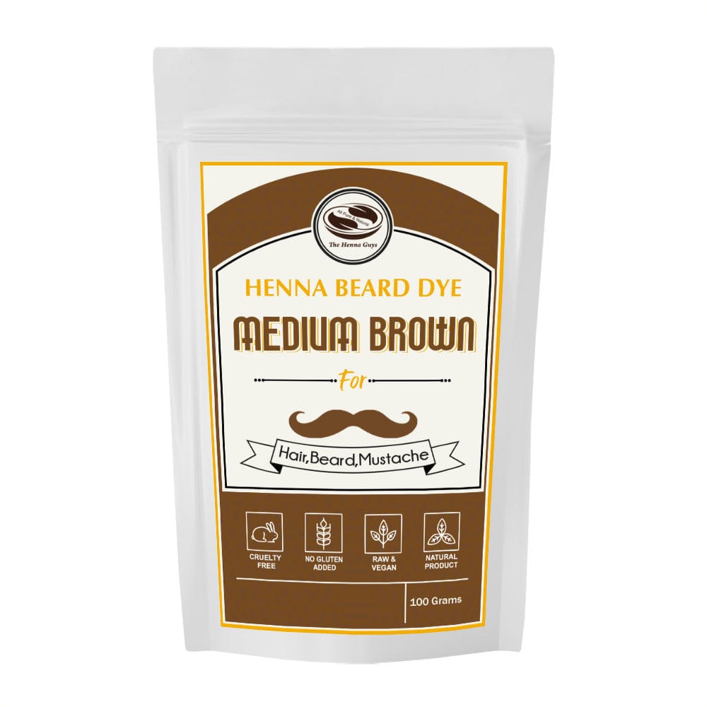 Medium Brown Henna Beard Dye