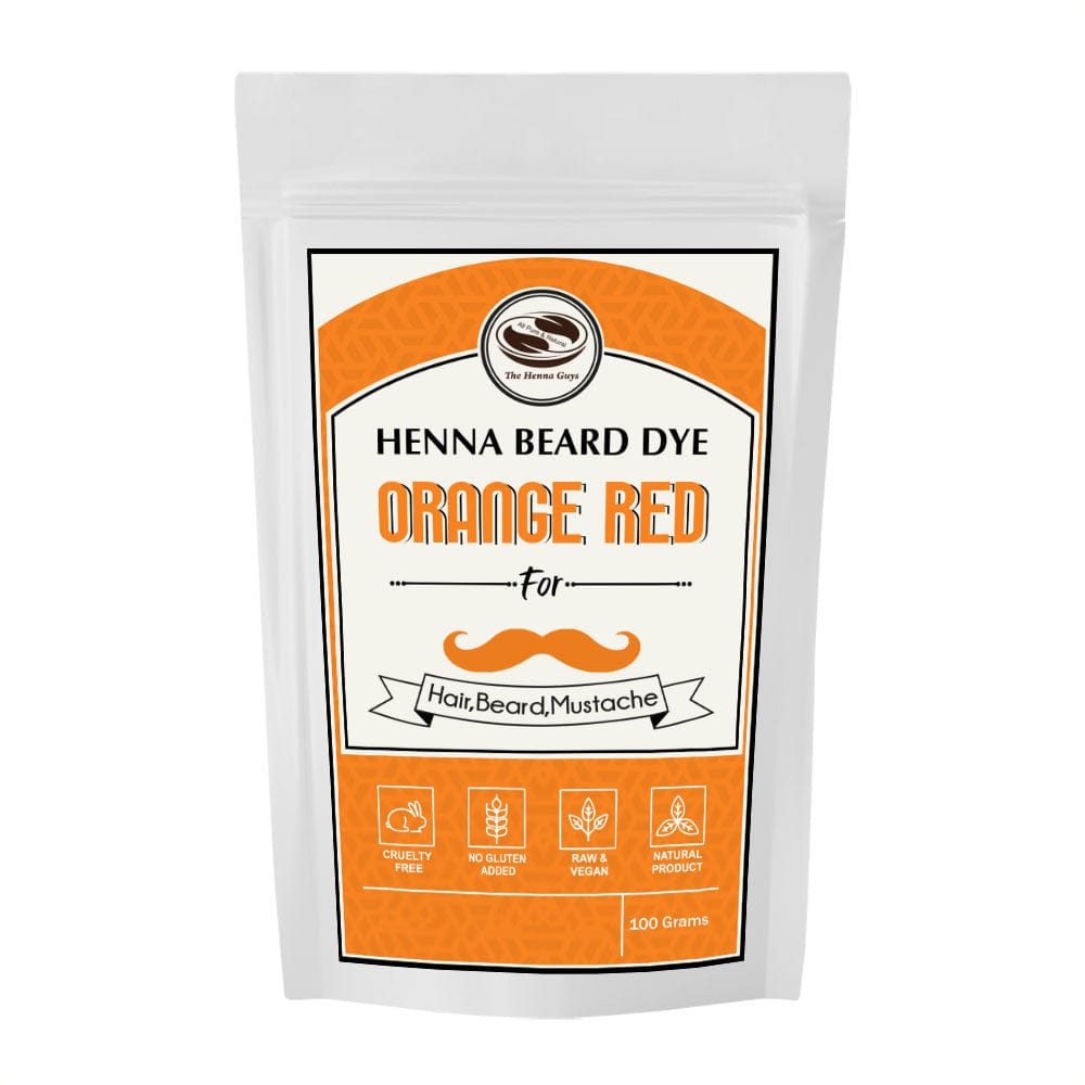 Orange Red Henna Beard Dye