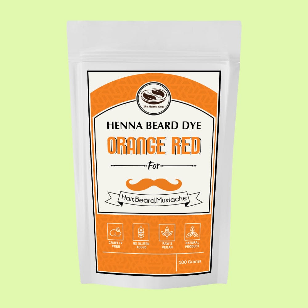 Orange Red Henna Beard Dye