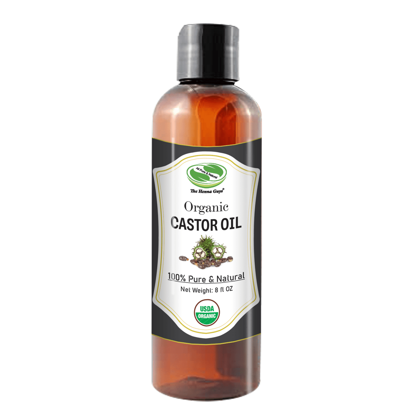 Organic Castor Oil - Natural Hair Growth Booster