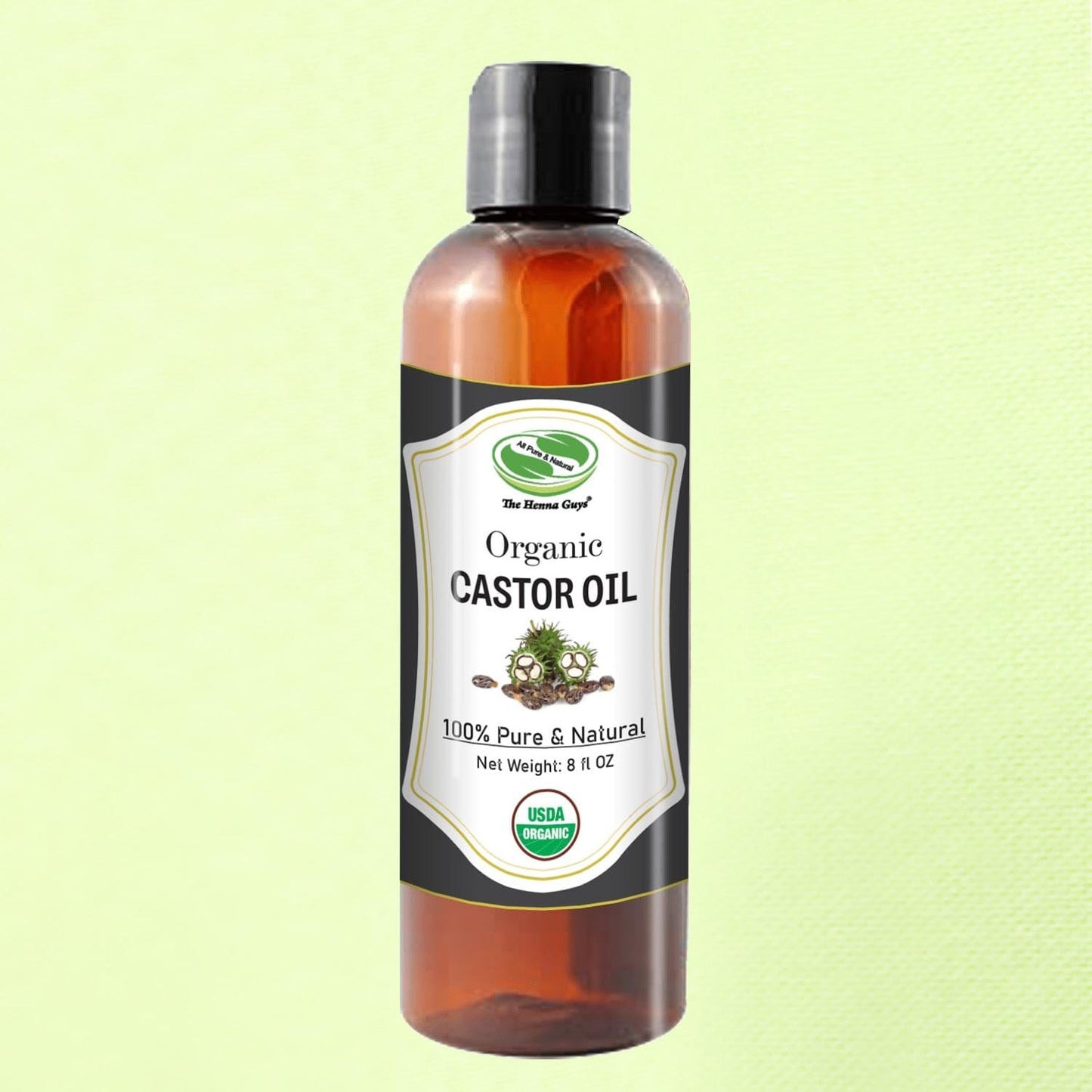 Organic Castor Oil - Natural Hair Growth Booster