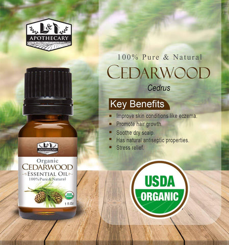 Organic Cedarwood Essential oil