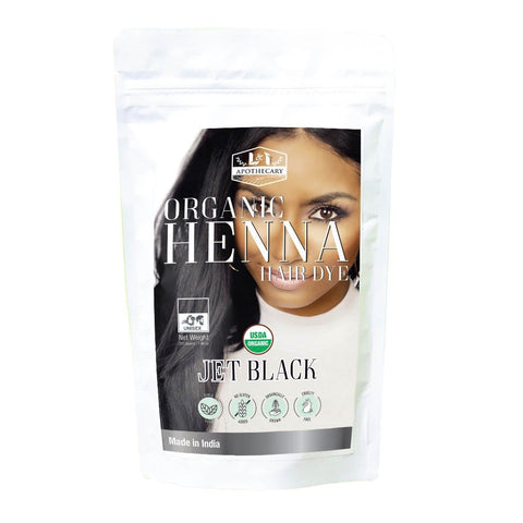 Organic Jet Black Henna Hair Dye