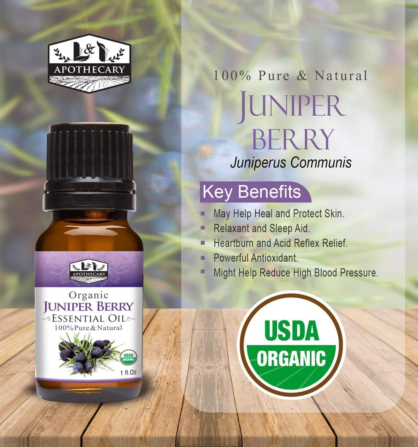 Organic Juniper Berry Essential oil
