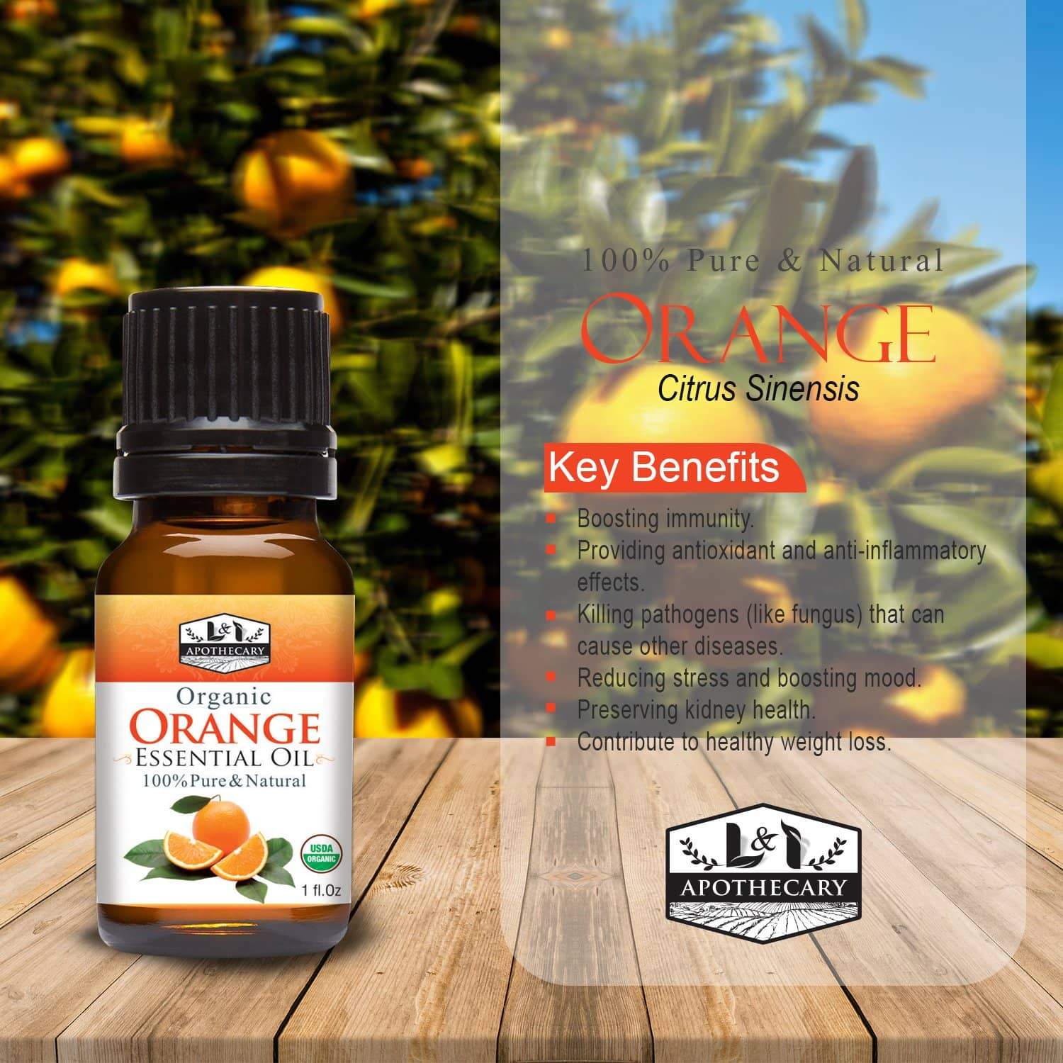 Organic Orange Essential Oil