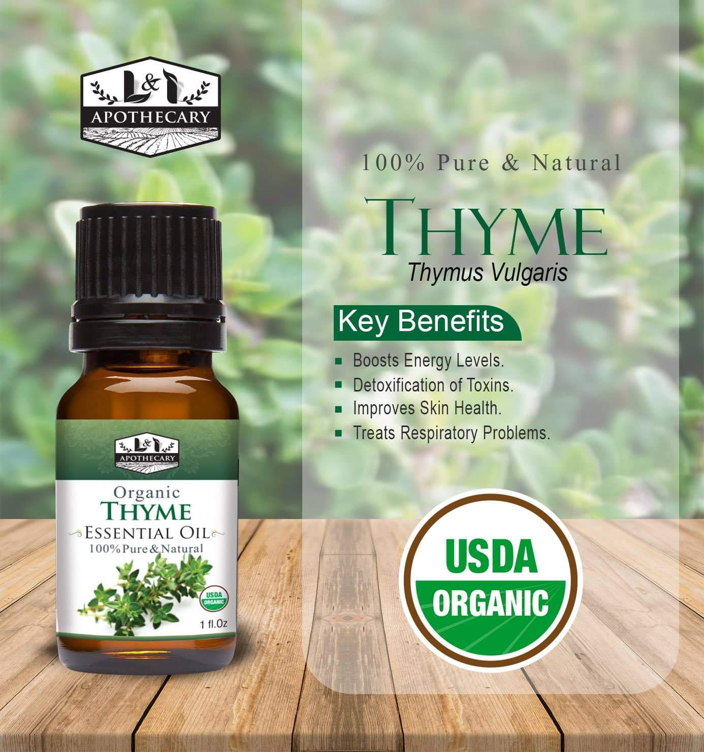 Organic Thyme Essential Oil