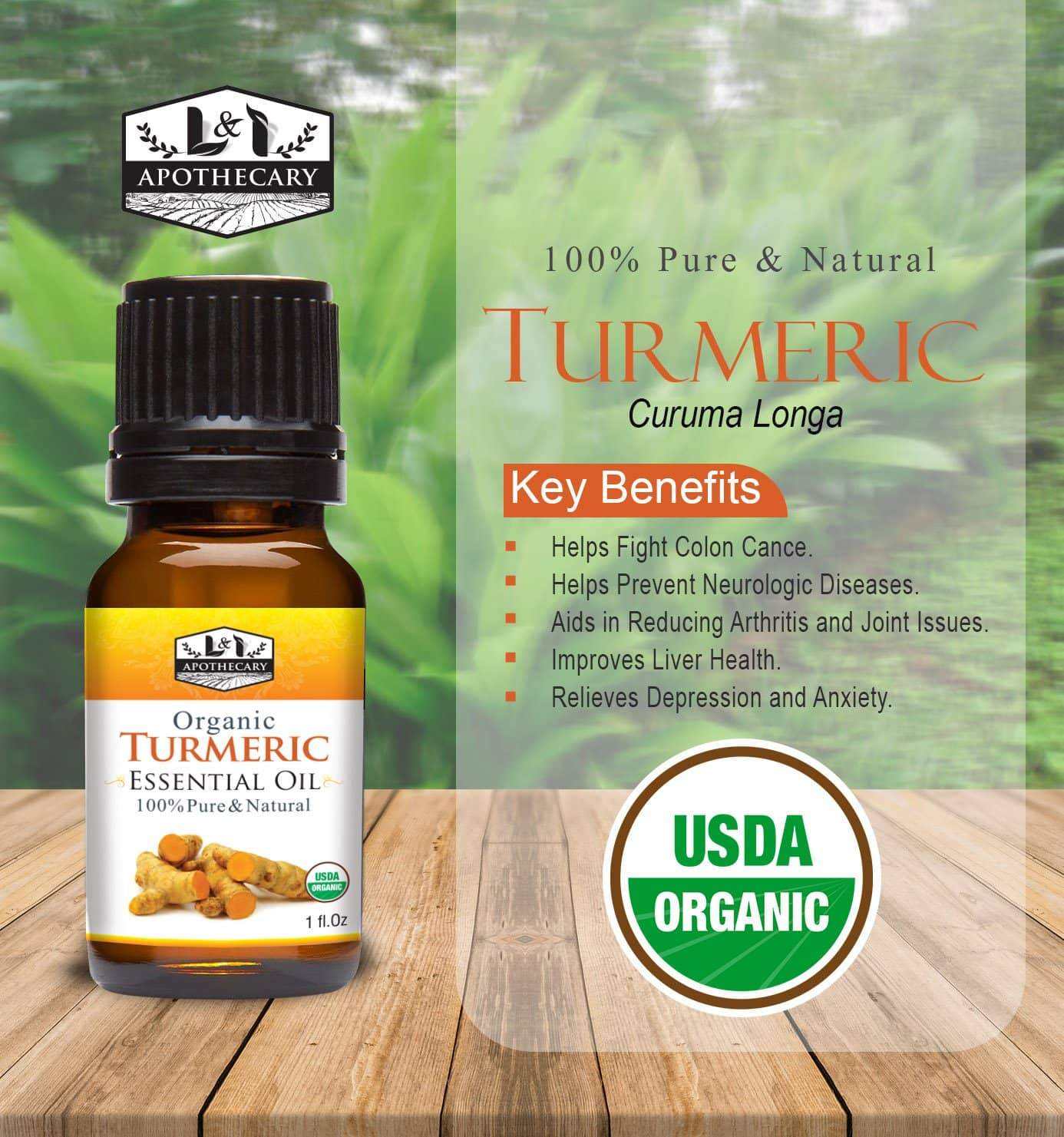 Organic Turmeric Essential Oil