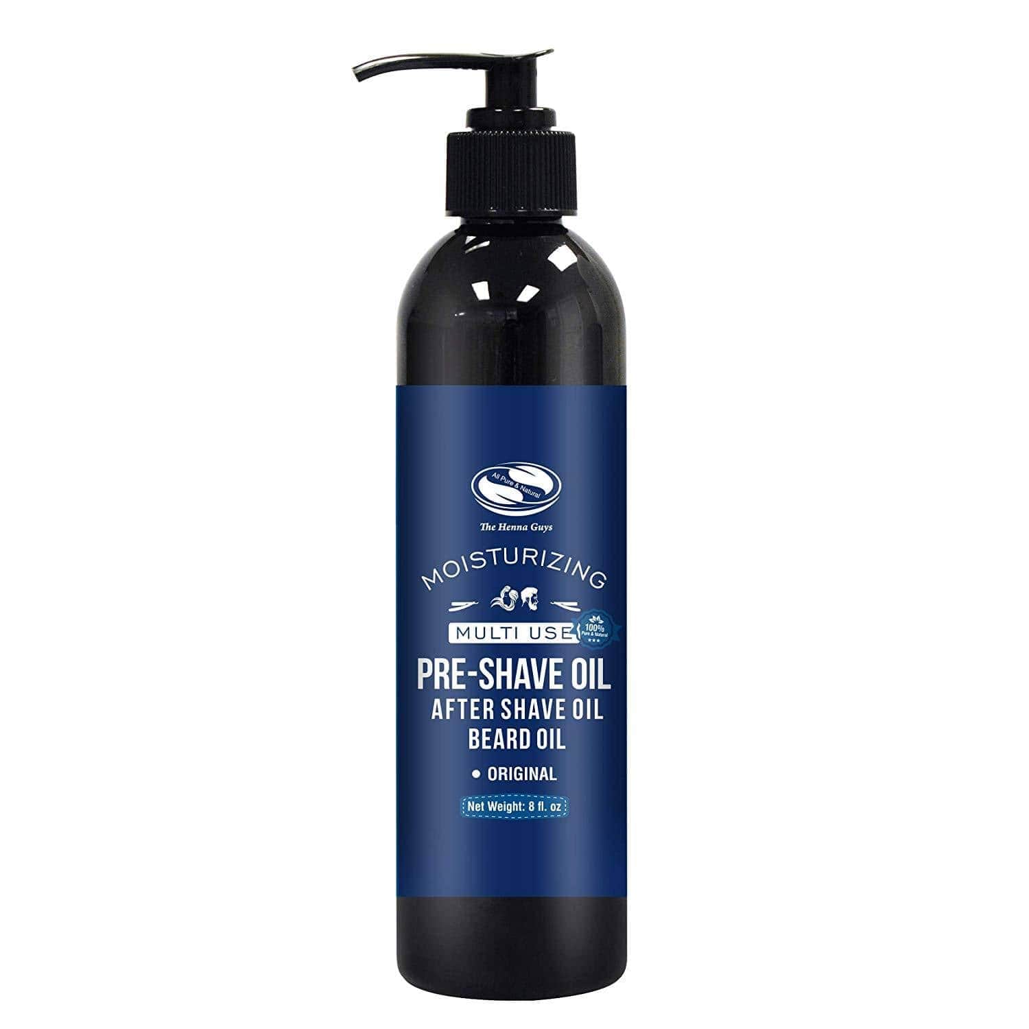 Pre-Shave Oil - Choose Scent (Unscented, Sandalwood, Lemongrass ...