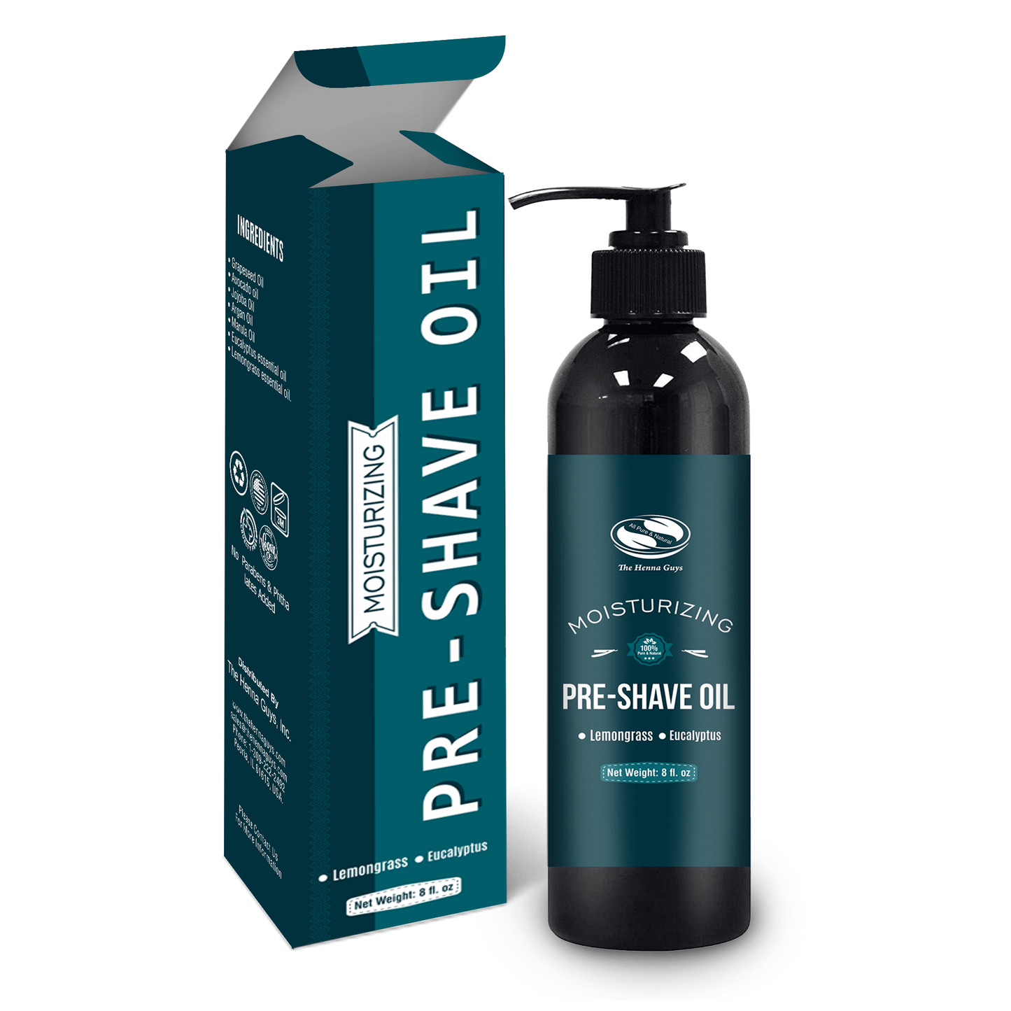 Pre shave Oil - Lemongrass & Eucalyptus