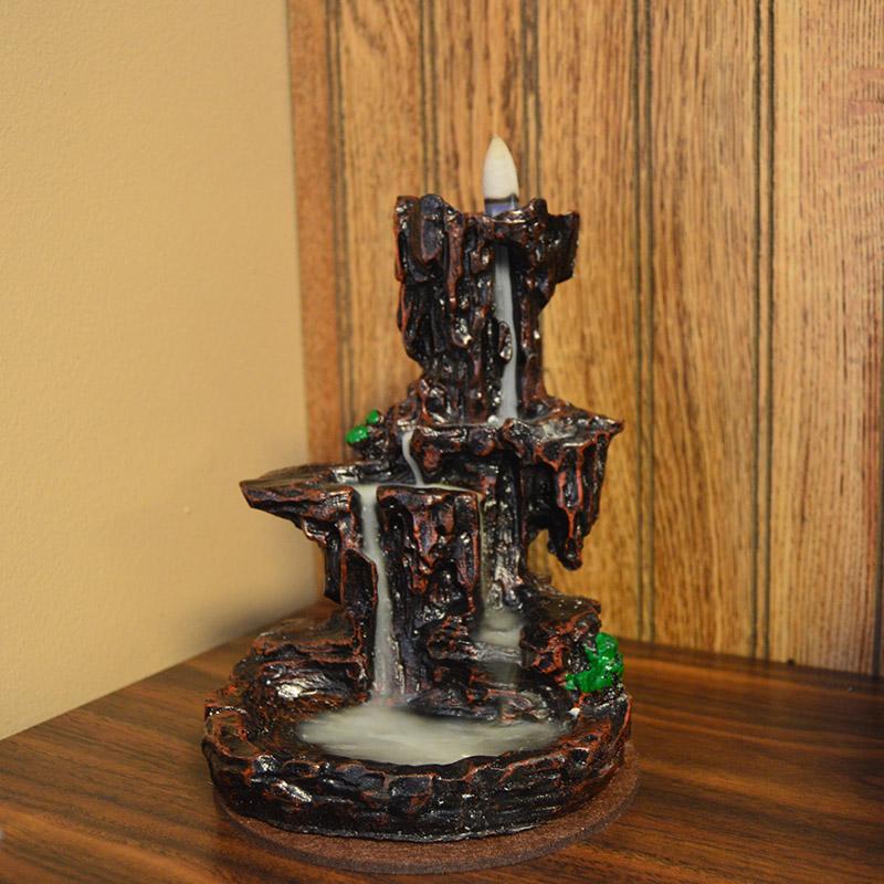 Resin Backflow Waterfall Incense Burner