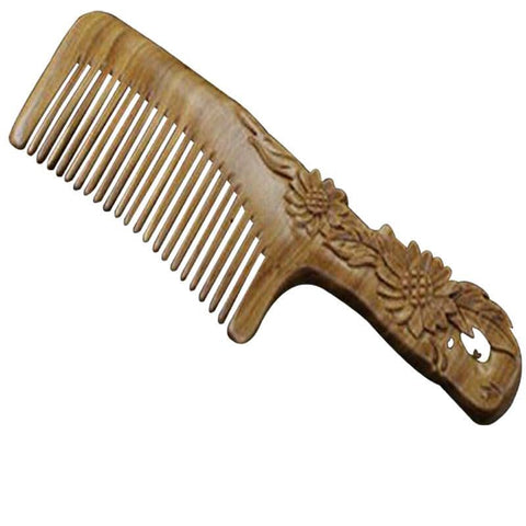 Sandalwood Green wood Comb