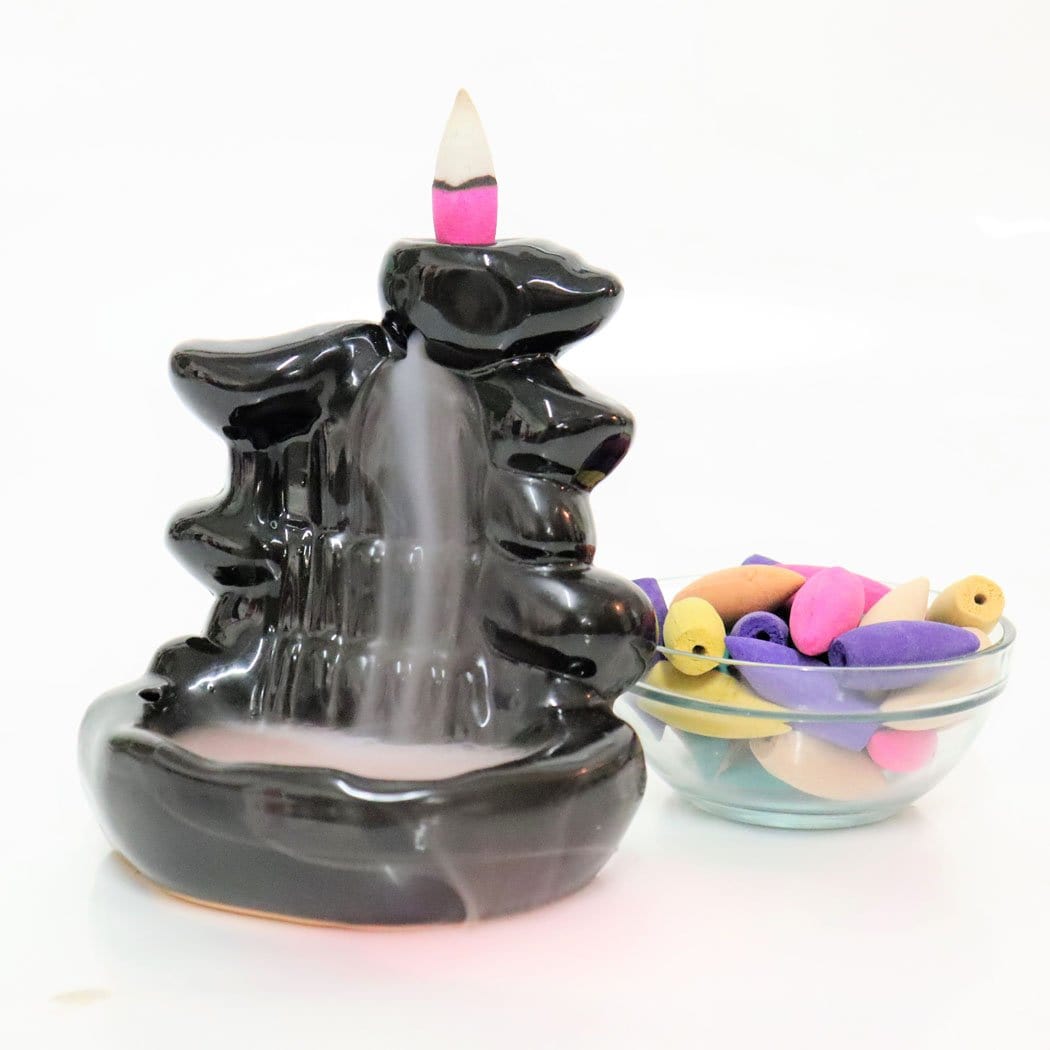 Small Waterfall Backflow Incense Burner