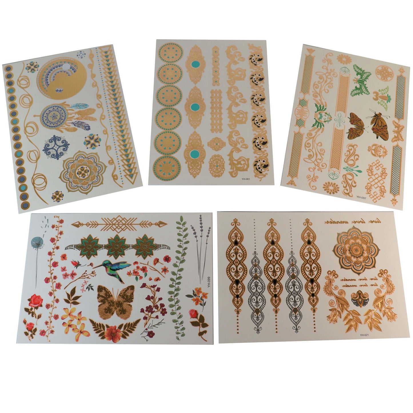 Temporary Tattoo Set - High Quality and Long-Lasting